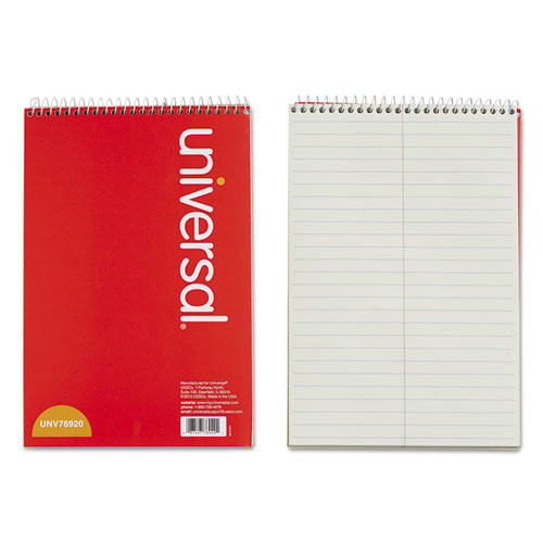 Steno Pads, Gregg Rule, Red Cover, 80 Green-tint 6 X 9 Sheets