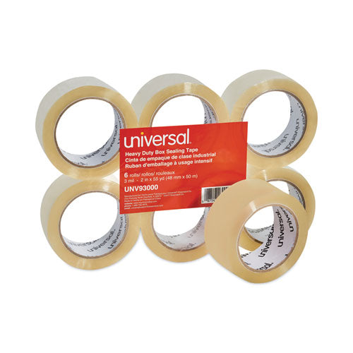 Heavy-duty Box Sealing Tape, 3" Core, 1.88" X 54.6 Yds, Clear, 6/box