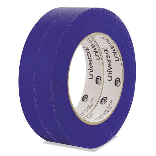 Premium Blue Masking Tape With Uv Resistance, 3" Core, 18 Mm X 54.8 M, Blue, 2/pack