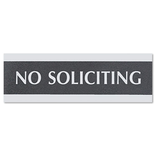 Century Series Office Sign,turn Off Cell Phone, 9 X 3