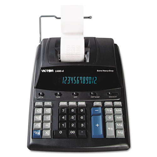 1460-4 Calculadora de impresión de servicio extra pesado, impresión en negro/rojo, 4,6 líneas/seg.