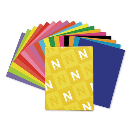 Color Cardstock, 65 Lb Cover Weight, 8.5 X 11, Orbit Orange, 250/pack