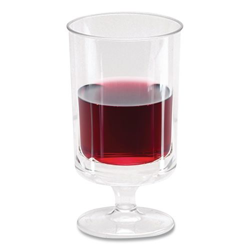 Cup,wine,plas,5.75oz,clr