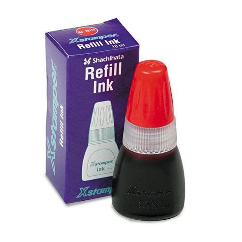 Refill Ink For Xstamper Stamps, 10 Ml Bottle, Black