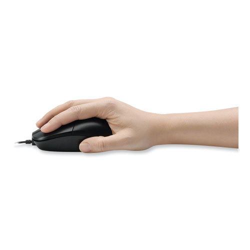 Ratón de escritorio de tamaño completo Imouse, USB, uso con la mano izquierda/derecha, negro