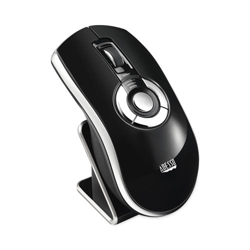 Air Mouse Elite Wireless Presenter Mouse, frecuencia de 2,4 GHz/rango inalámbrico de 100 pies, uso con la mano izquierda/derecha, negro