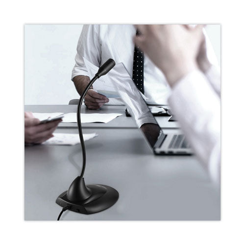 Micrófono de cuello de cisne omnidireccional de escritorio Xtream M1, negro