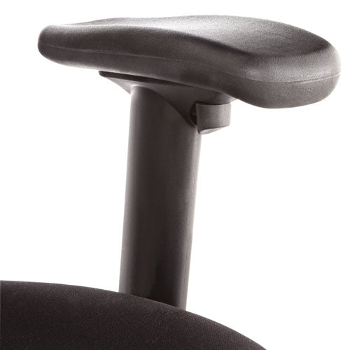 Silla multifunción Alera Elusion Series de malla con respaldo medio, soporta hasta 275 lb, altura del asiento de 17.7" a 21.4", color negro