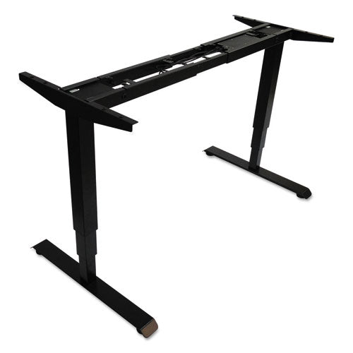 Adaptivergo Sit-Stand Base de mesa eléctrica ajustable en altura de 3 etapas con control de memoria, 48.06" X 24.35" X 25" a 50.7", negro