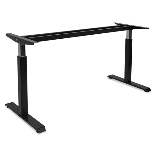 Adaptivergo Sit-stand Base de mesa neumática de altura ajustable, 59.06" X 28.35" X 26.18" a 39.57", negro