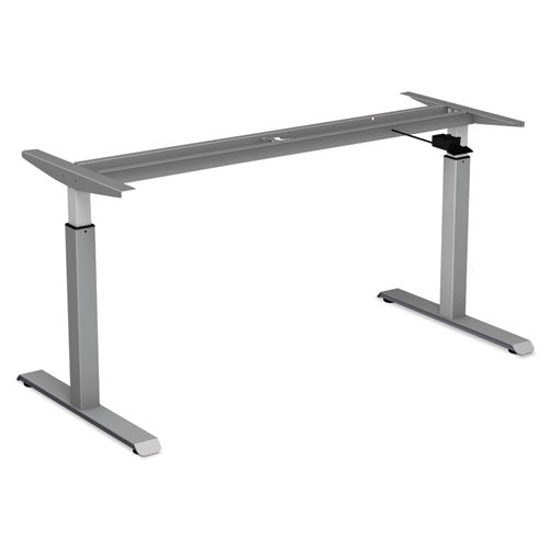 Adaptivergo Sit-stand Base de mesa neumática de altura ajustable, 59.06" X 28.35" X 26.18" a 39.57", gris