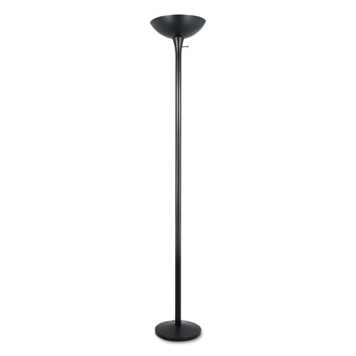 Lámpara de pie Torchier, 12,5 ancho x 12,5 profundidad x 72 alto, negro mate