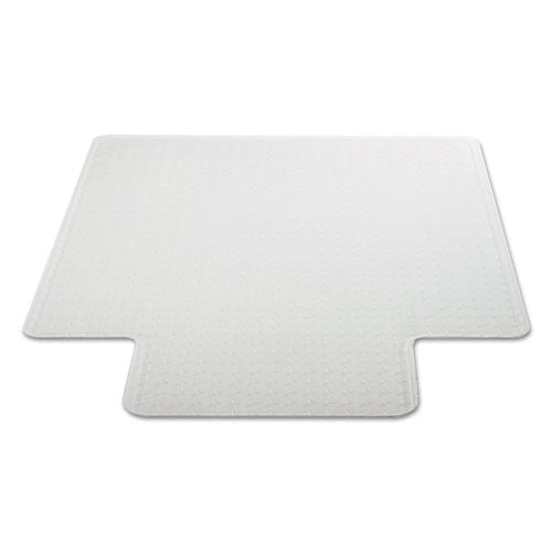 Tapete para silla con tachuelas de uso ocasional para alfombra de pelo plano, 36 x 48, con reborde, transparente