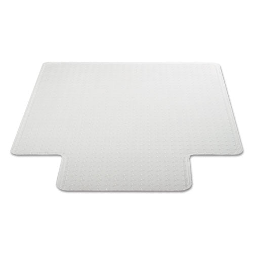 Tapete para silla con tachuelas de uso moderado para alfombra de pelo corto, 36 x 48, con reborde, transparente