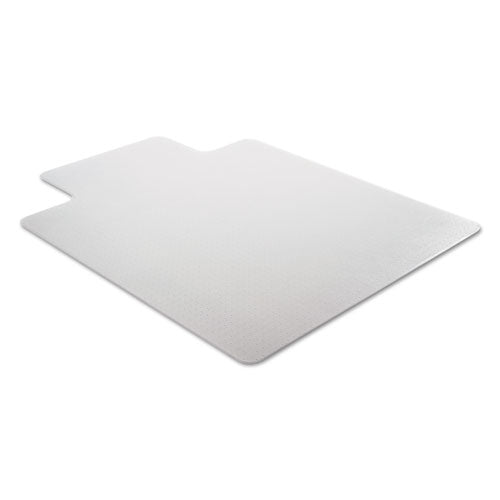 Tapete para silla con tachuelas para uso ocasional para alfombras de pelo plano, 45 x 53, borde ancho, transparente