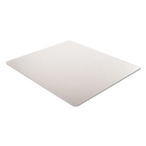 Tapete para silla con tachuelas de uso ocasional para alfombra de pelo plano, 46 ​​x 60, rectangular, transparente