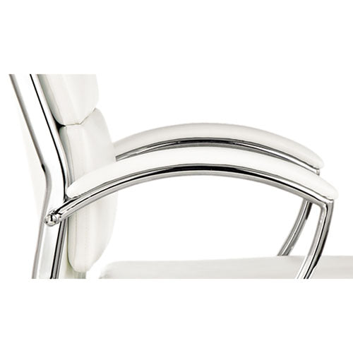Neratoli Series Almohadillas de repuesto para brazos para sillas Alera Neratoli Series, piel sintética, 1,77 x 15,15 x 0,59, blanco, 2/set
