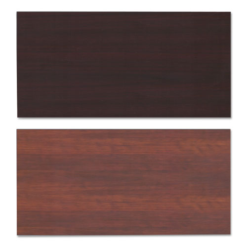 Tablero de mesa laminado reversible, rectangular, 47,63 x 23,63, cereza mediana/caoba