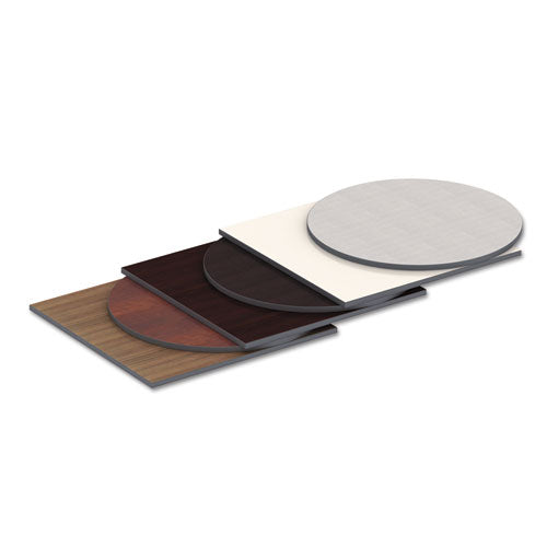 Tablero de mesa laminado reversible, rectangular, 59,38 de ancho x 29,5 de profundidad, espresso/nogal