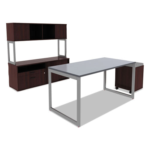 Tablero de mesa laminado reversible, rectangular, 59,38 de ancho x 29,5 de profundidad, blanco/gris
