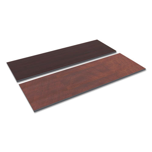 Tablero de mesa laminado reversible, rectangular, 71.5 de ancho x 23.63 de ancho, cereza mediana/caoba