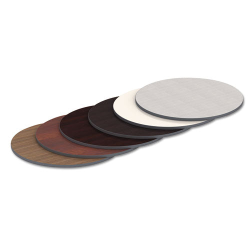 Tablero de mesa laminado reversible, rectangular, 71,5 de ancho x 23,63 de profundidad, espresso/nogal