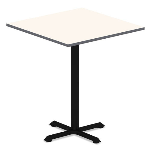 Tablero de mesa laminado reversible, cuadrado, 35,38 de ancho x 35,38 de profundidad, blanco/gris
