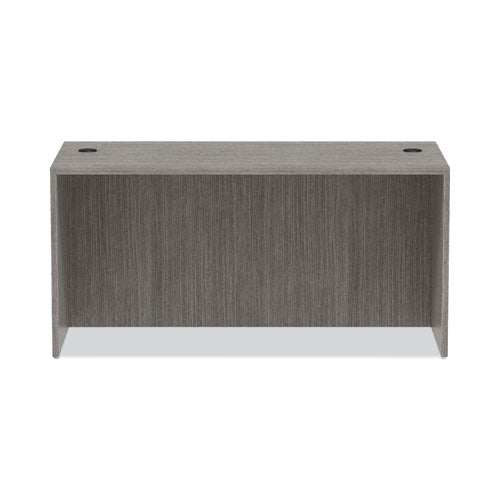 Alera Valencia Series Straight Front Desk Shell, 59.13" X 29.5" X 29.63", gris