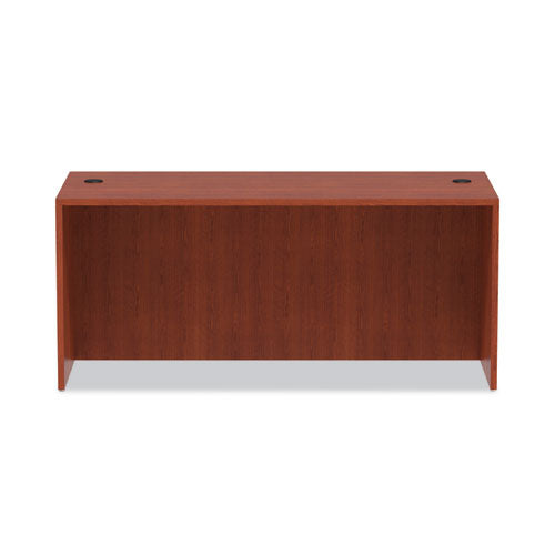 Alera Valencia Series Straight Front Desk Shell, 65" x 29.5" x 29.63", cereza mediana