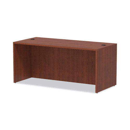 Alera Valencia Series Straight Front Desk Shell, 65" x 29.5" x 29.63", cereza mediana