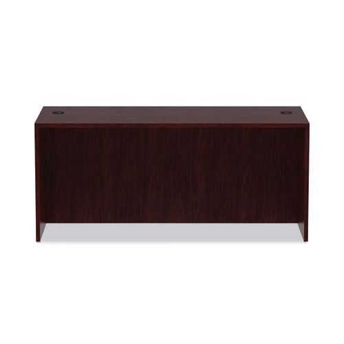 Alera Valencia Series Straight Front Desk Shell, 65" x 29.5" x 29.63", caoba