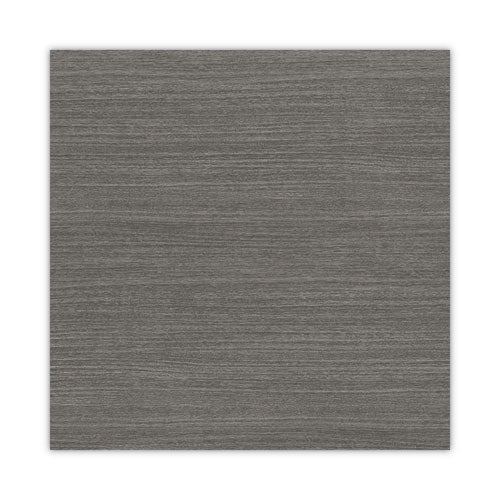 Alera Valencia Series Straight Front Desk Shell, 71" x 35.5" x 29.63", gris