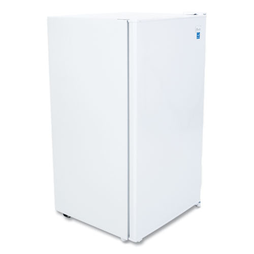 Refrigerador de 3.3 pies cúbicos con compartimiento enfriador, blanco