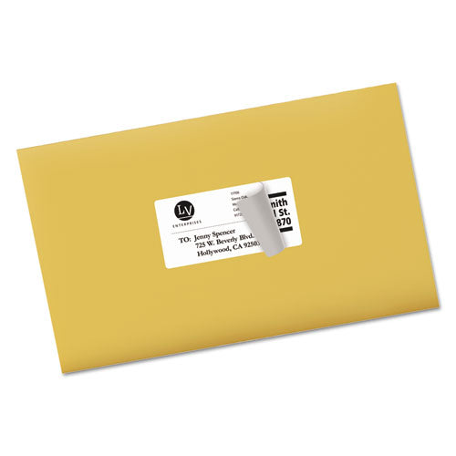 Shipping Labels W/ Trueblock Technology, Laser Printers, 2 X 4, White, 10/sheet, 100 Sheets/box