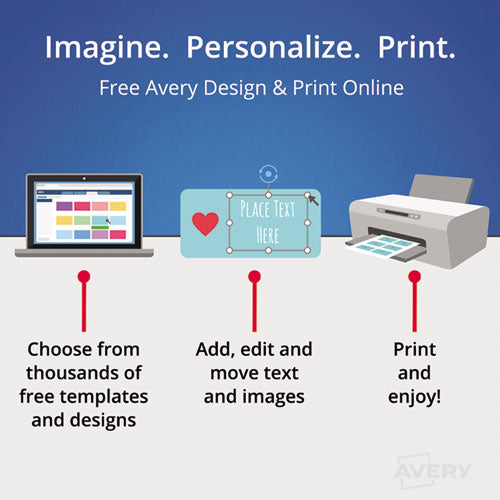 Durable Permanent Id Labels With Trueblock Technology, Laser Printers, 0.63 X 3, White, 32/sheet, 50 Sheets/pack