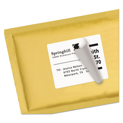 Shipping Labels W/ Trueblock Technology, Inkjet Printers, 3.33 X 4, White, 6/sheet, 25 Sheets/pack