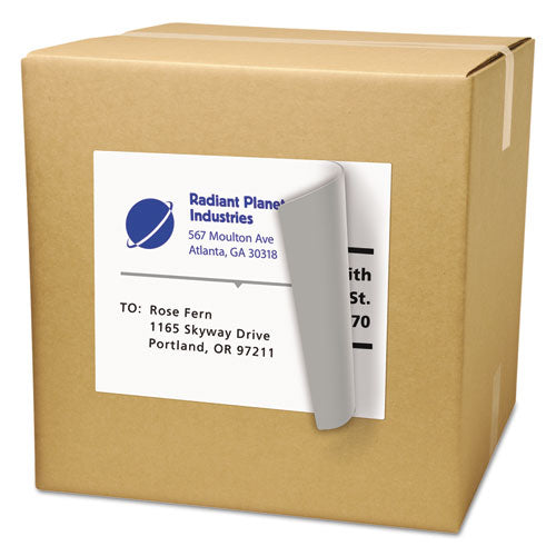 Shipping Labels With Trueblock Technology, Inkjet Printers, 8.5 X 11, White, 25/pack