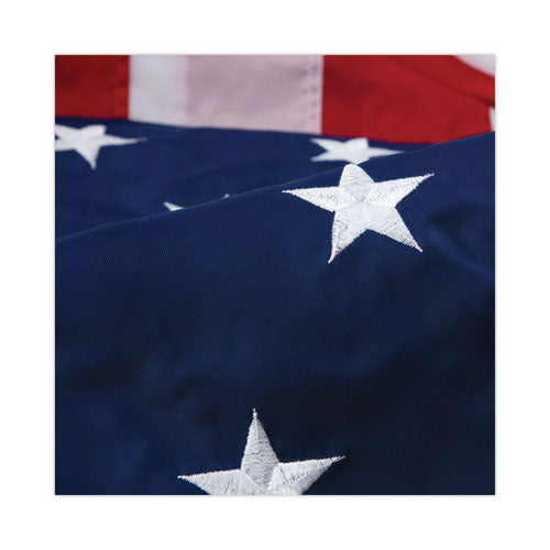 Bandera estadounidense para exteriores para todo tipo de clima, 96" x 60", nailon pesado
