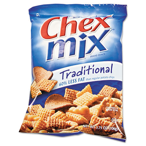 Chex Mix, Trail Mix de sabor tradicional, bolsa de 3.75 oz, 8/caja