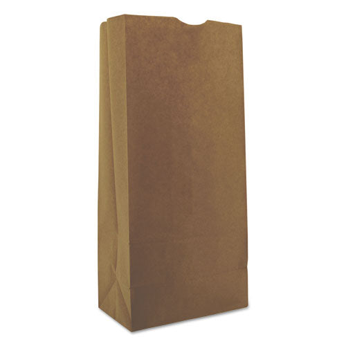 Bolsas de papel para comestibles, capacidad de 40 lb, n.º 25, 8.25" x 5.25" x 18", kraft, 500 bolsas