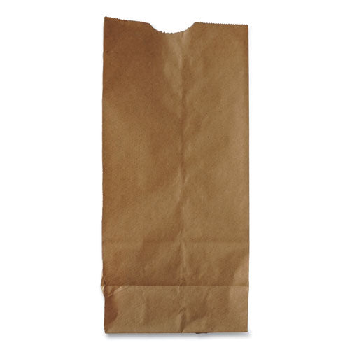 Grocery Paper Bags, 35 Lb Capacity, #6, 6" X 3.63" X 11.06", Kraft, 500 Bags