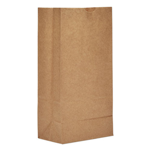 Bolsas de papel para comestibles, capacidad de 35 lb, n.º 8, 6.13" x 4.17" x 12.44", kraft, 500 bolsas