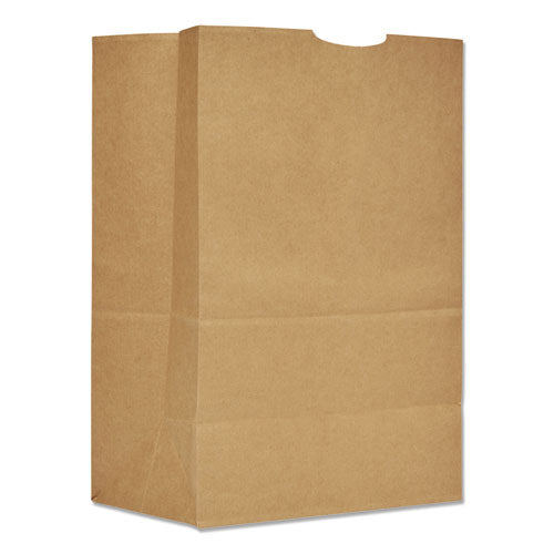 Bolsas de papel para comestibles, capacidad de 52 lb, n.° 2, 4.06" x 2.68" x 8.12", kraft, 250 bolsas/atado, 2 atados