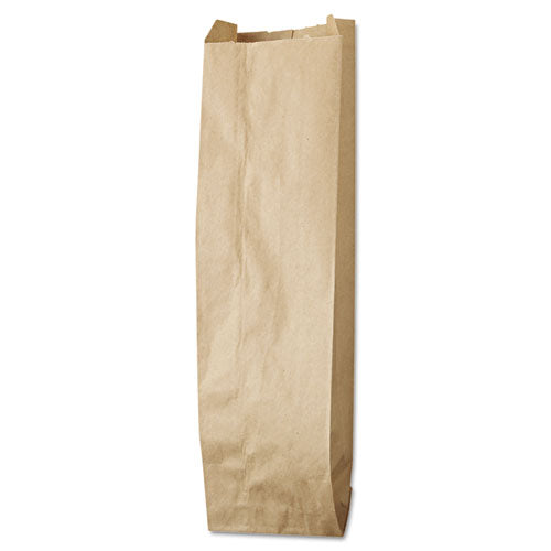 Bolsas de papel de cuarto de galón para llevar licor, capacidad de 35 lb, 4.25" x 2.5" x 16", kraft, 500 bolsas