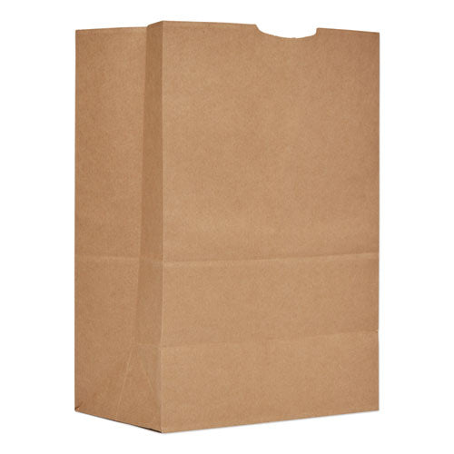 Bolsas de papel para comestibles, capacidad de 52 lb, 1/6 Bbl, 12" x 7" x 17", kraft, 500 bolsas