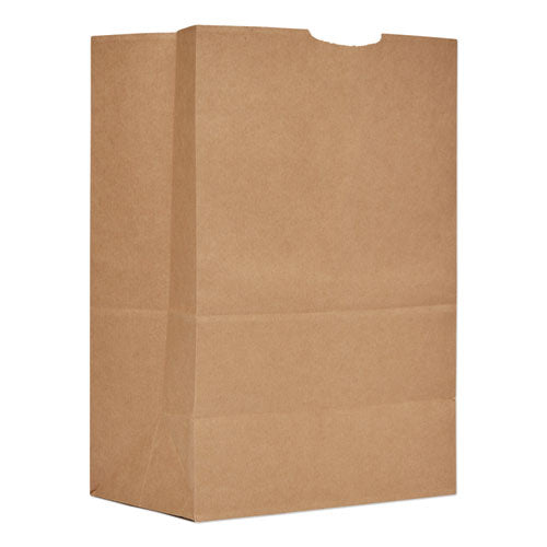 Bolsas de papel para comestibles, capacidad de 57 lb, 1/6 Bbl, 12" x 7" x 17", kraft, 500 bolsas