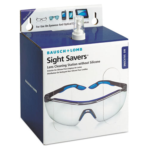 Sight Savers Lens Cleaning Station, 16 Oz Plastic Bottle, 6.5 X 4.75, 1,520 Tissues/box
