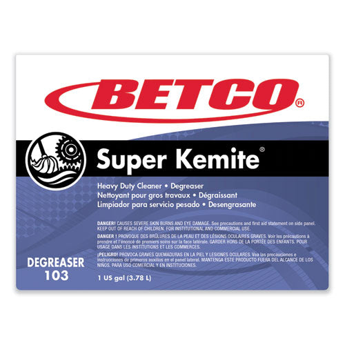 Super Kemite Butyl Degreaser, Cherry Scent, 1 Gal Bottle, 4/carton