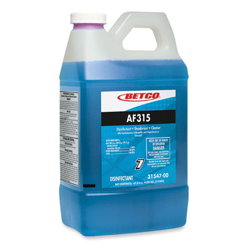 Af315 Disinfectant Cleaner, Citrus Floral Scent, 2 L Bottle, 4/carton