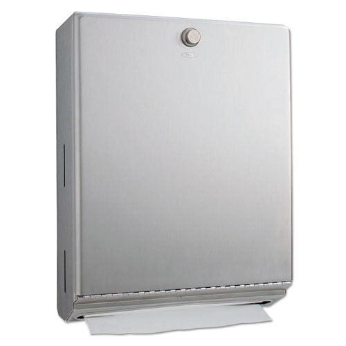 Surface-mounted Paper Towel Dispenser, 10.75 X 4 X 7.13, Stainless Steel